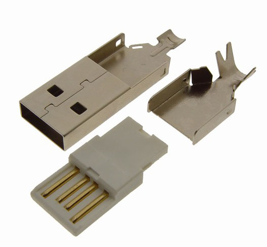 1. USB-A(M)SOLDER LONG SHELL